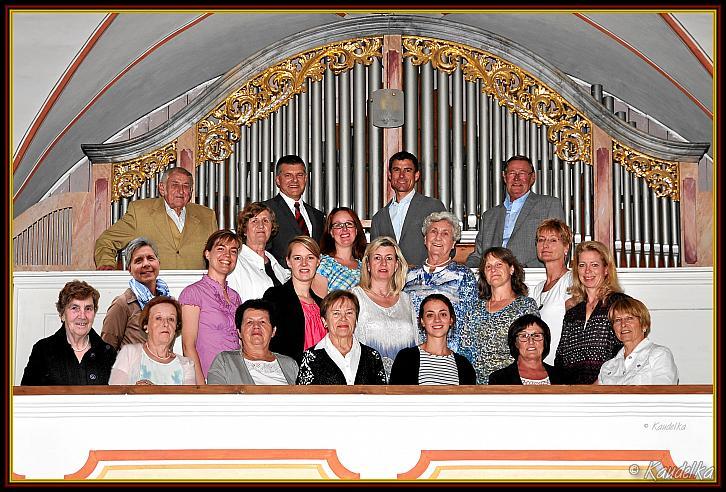 foto-session kirchenchor gebrontshausen empore